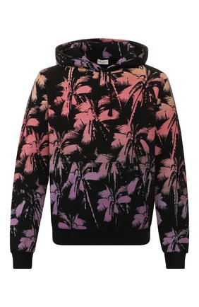 Мужской хлопковое худи SAINT LAURENT разноцветного цвета по цене 57400 руб., арт. 603300/YBNX2 | Фото 1 Мужской хлопковое худи SAINT LAURENT разноцветного цвета, арт. 603300/YBNX2 | Фото 1