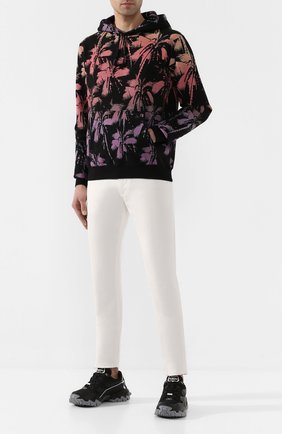 Мужской хлопковое худи SAINT LAURENT разноцветного цвета по цене 57400 руб., арт. 603300/YBNX2 | Фото 2 Мужской хлопковое худи SAINT LAURENT разноцветного цвета, арт. 603300/YBNX2 | Фото 2