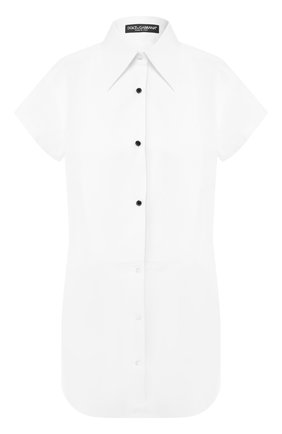 Женская хлопковая рубашка DOLCE & GABBANA белого цвета по цене 47950 руб., арт. F5M19T/FU5K9 | Фото 1 Женская хлопковая рубашка DOLCE & GABBANA белого цвета, арт. F5M19T/FU5K9 | Фото 1