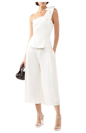Женский топ ROLAND MOURET белого цвета по цене 79800 руб., арт. PS20/S0872/F6046 | Фото 2 Женский топ ROLAND MOURET белого цвета, арт. PS20/S0872/F6046 | Фото 2