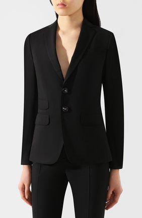 Женский шерстяной костюм DSQUARED2 черного цвета по цене 109000 руб., арт. S75FT0201/S40320 | Фото 2 Женский шерстяной костюм DSQUARED2 черного цвета, арт. S75FT0201/S40320 | Фото 2