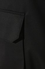 Женские брюки Y-3 черного цвета, арт. FN3443/W | Фото 5 (Силуэт Ж (брюки и джинсы): Широкие; Материал внешний: Шерсть, Синтетический материал; Женское Кросс-КТ: Брюки-одежда; Длина (брюки, джинсы): Укороченные; Статус проверки: Проверена категория)