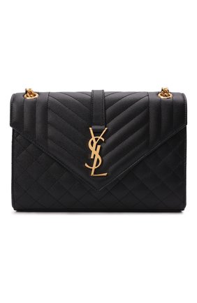 Женская сумка classic monogram medium SAINT LAURENT черного цвета по цене 135500 руб., арт. 600185/B0W91 | Фото 1 Женская сумка classic monogram medium SAINT LAURENT черного цвета, арт. 600185/B0W91 | Фото 1