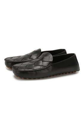 Мужские кожаные мокасины BOTTEGA VENETA черного цвета по цене 54800 руб., арт. 608763/VBPU1 | Фото 1 Мужские кожаные мокасины BOTTEGA VENETA черного цвета, арт. 608763/VBPU1 | Фото 1