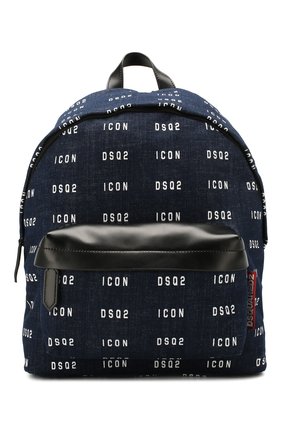 Мужской текстильный рюкзак DSQUARED2 синего цвета по цене 48600 руб., арт. BPM0019 10102910 | Фото 1 Мужской текстильный рюкзак DSQUARED2 синего цвета, арт. BPM0019 10102910 | Фото 1