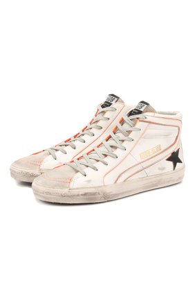 Мужские кожаные кеды GOLDEN GOOSE DELUXE BRAND белого цвета по цене 31850 руб., арт. G36MS595.A86 | Фото 1 Мужские кожаные кеды GOLDEN GOOSE DELUXE BRAND белого цвета, арт. G36MS595.A86 | Фото 1