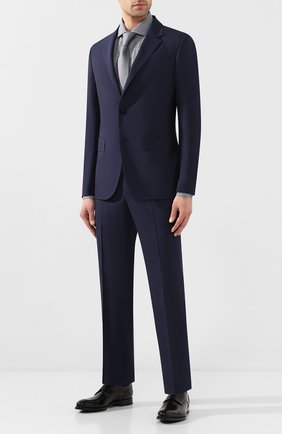 Мужская хлопковая сорочка TOM FORD черно-белого цвета по цене 51950 руб., арт. 7FT101/94S1AX | Фото 2 Мужская хлопковая сорочка TOM FORD черно-белого цвета, арт. 7FT101/94S1AX | Фото 2