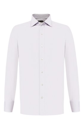 Мужская хлопковая сорочка TOM FORD светло-серого цвета по цене 39900 руб., арт. 7FT191/94S1AX | Фото 1 Мужская хлопковая сорочка TOM FORD светло-серого цвета, арт. 7FT191/94S1AX | Фото 1