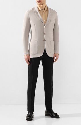 Мужская рубашка TOM FORD светло-коричневого цвета по цене 73350 руб., арт. BU248/TFJ941 | Фото 2 Мужская рубашка TOM FORD светло-коричневого цвета, арт. BU248/TFJ941 | Фото 2