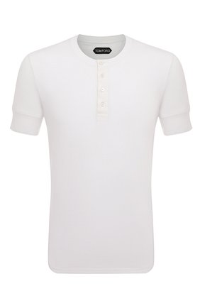 Мужская хлопковая футболка TOM FORD белого цвета по цене 36100 руб., арт. BU402/TFJ957 | Фото 1 Мужская хлопковая футболка TOM FORD белого цвета, арт. BU402/TFJ957 | Фото 1