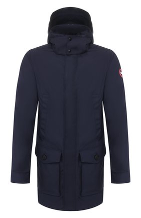 Мужская парка crew CANADA GOOSE темно-синего цвета по цене 49600 руб., арт. 2409M | Фото 1 Мужская парка crew CANADA GOOSE темно-синего цвета, арт. 2409M | Фото 1