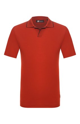 Мужское шерстяное поло Z ZEGNA красного цвета по цене 34400 руб., арт. VU394/ZZT612 | Фото 1 Мужское шерстяное поло Z ZEGNA красного цвета, арт. VU394/ZZT612 | Фото 1