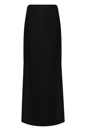 Женская шерстяная юбка VALENTINO черного цвета, арт. TB3RA5G154S | Фото 1 (Длина Ж (юбки, платья, шорты): Макси; Материал внешний: Шерсть; Материал подклада: Вискоза; Статус проверки: Проверена категория; Женское Кросс-КТ: Юбка-одежда)