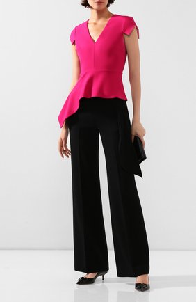 Женские шелковые брюки ROLAND MOURET черного цвета по цене 65150 руб., арт. PS20/S0855/F4044 | Фото 2 Женские шелковые брюки ROLAND MOURET черного цвета, арт. PS20/S0855/F4044 | Фото 2