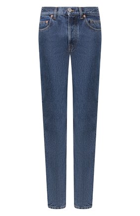Женские джинсы VETEMENTS голубого цвета по цене 59950 руб., арт. SS20PA332 2801/W/BLUE | Фото 1 Женские джинсы VETEMENTS голубого цвета, арт. SS20PA332 2801/W/BLUE | Фото 1