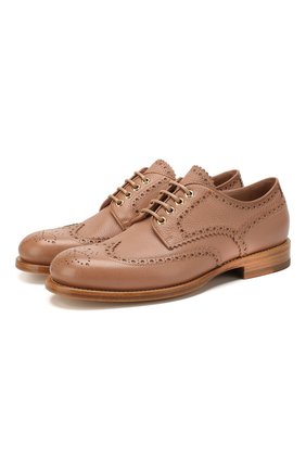 Женские кожаные дерби SANTONI бежевого цвета по цене 43800 руб., арт. WUKM58460BA3SDDKP20 | Фото 1 Женские кожаные дерби SANTONI бежевого цвета, арт. WUKM58460BA3SDDKP20 | Фото 1
