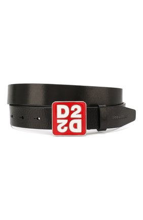 Женский кожаный ремень DSQUARED2 черного цвета по цене 14350 руб., арт. BEM0241 12900001 | Фото 1 Женский кожаный ремень DSQUARED2 черного цвета, арт. BEM0241 12900001 | Фото 1