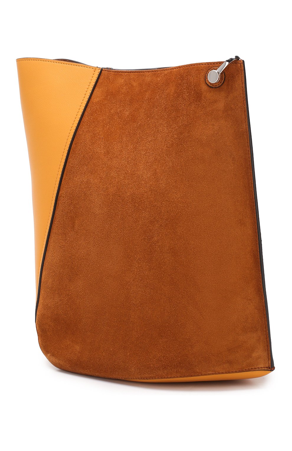 Женская сумка hook medium LANVIN коричневого цвета по цене 105500 руб., арт. LW-BGTQ00-SINE-P20 | Фото 3 Женская сумка hook medium LANVIN коричневого цвета, арт. LW-BGTQ00-SINE-P20 | Фото 3
