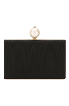 Женский клатч DOLCE & GABBANA черного цвета, арт. BI1336/AJ996 | Фото 1 (Размер: mini; Женское Кросс-КТ: Вечерняя сумка, Клатч-клатчи; Материал: Текстиль)