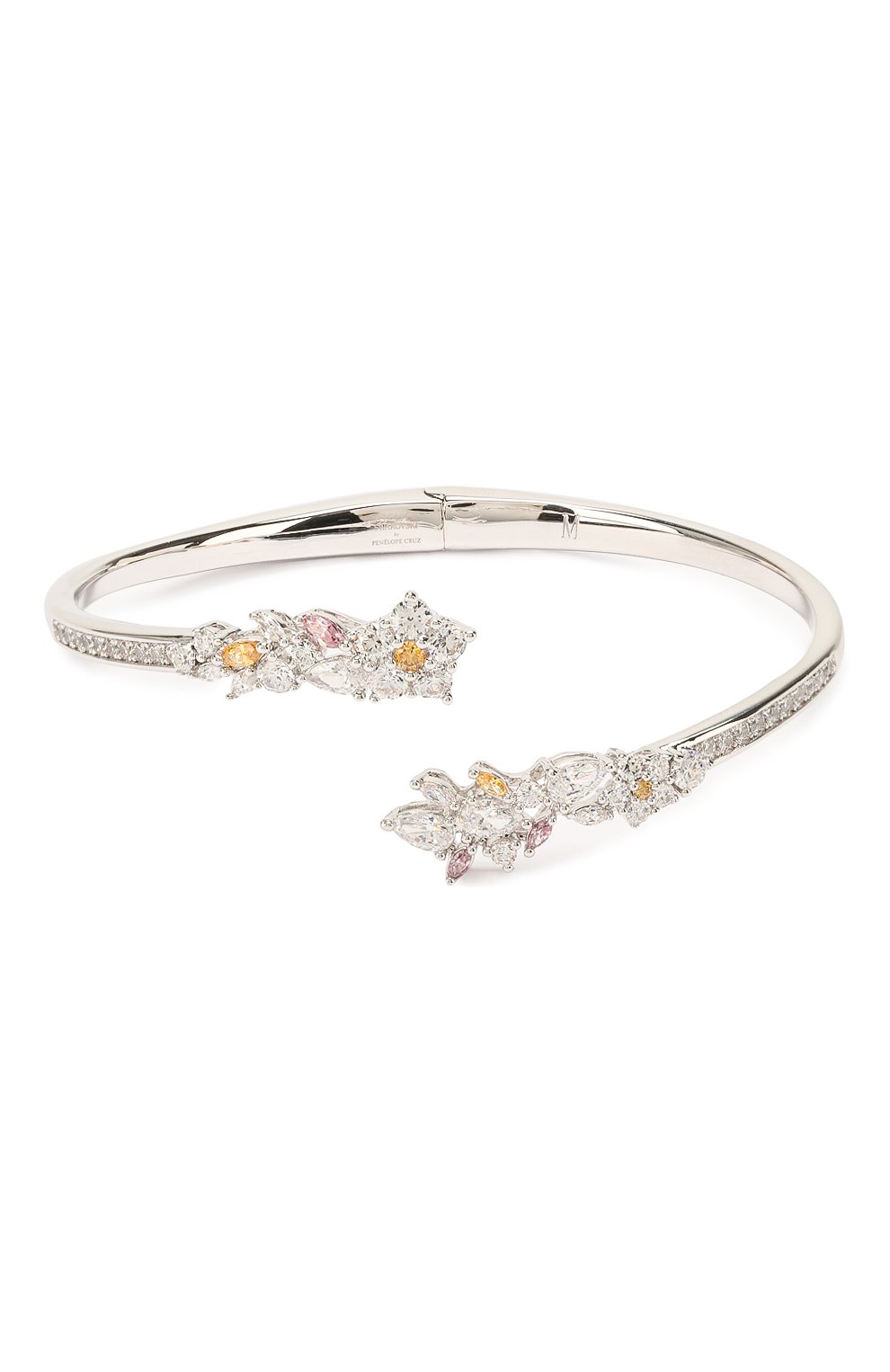 Женский браслет-кафф botanical SWAROVSKI серебряного цвета, арт. 5535872 | Фото 1