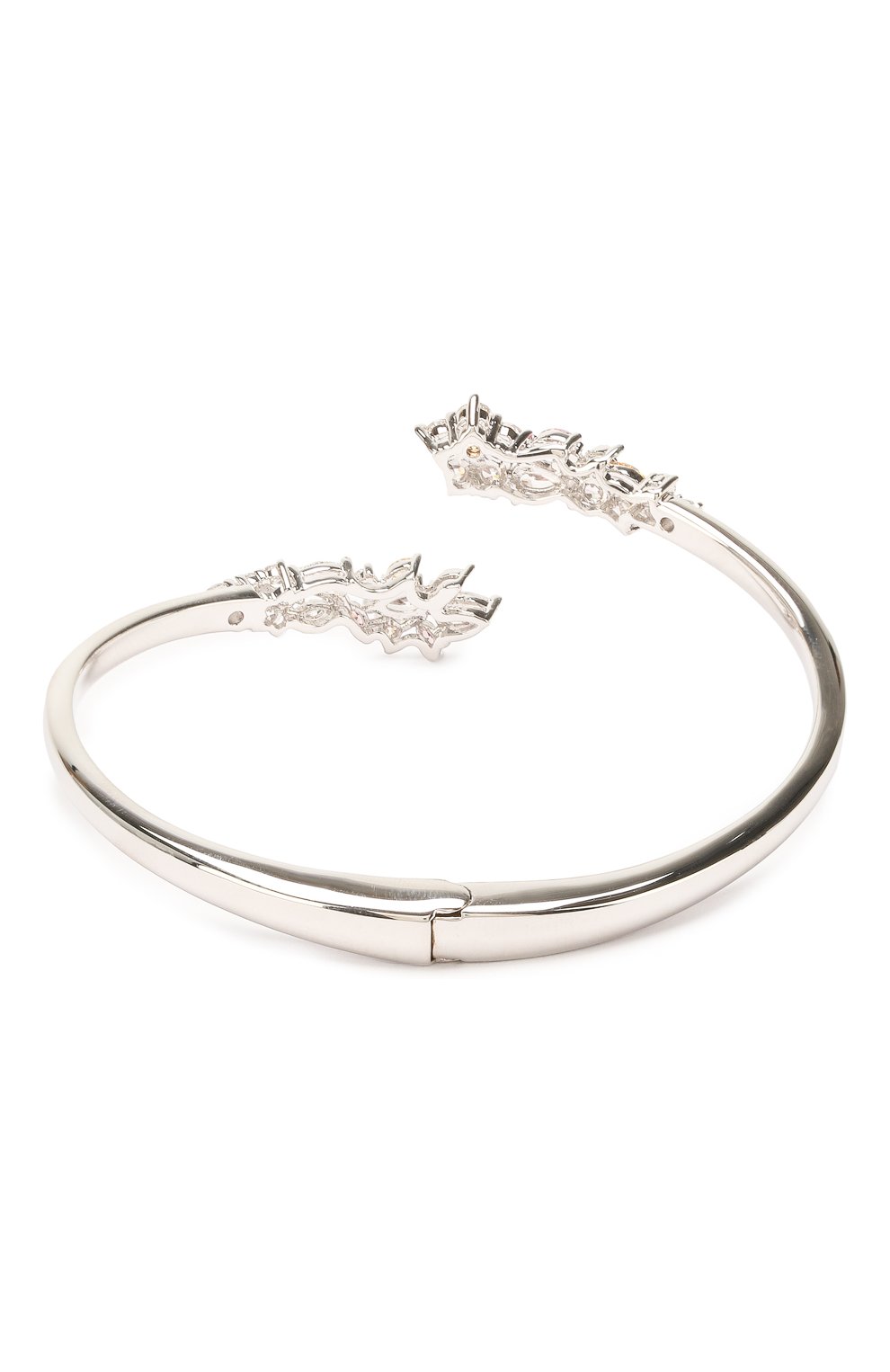 Женский браслет-кафф botanical SWAROVSKI серебряного цвета по цене 22880 руб., арт. 5535872 | Фото 2 Женский браслет-кафф botanical SWAROVSKI серебряного цвета, арт. 5535872 | Фото 2