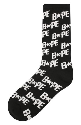 Мужские носки BAPE черно-белого цвета по цене 2485 руб., арт. 1G20183002 | Фото 1 Мужские носки BAPE черно-белого цвета, арт. 1G20183002 | Фото 1