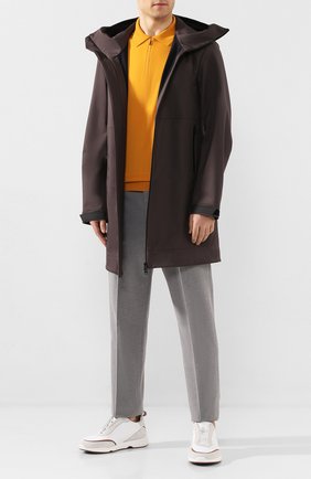 Мужская парка BOTTEGA VENETA темно-коричневого цвета по цене 191500 руб., арт. 600720/VKKG0 | Фото 2 Мужская парка BOTTEGA VENETA темно-коричневого цвета, арт. 600720/VKKG0 | Фото 2