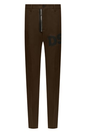 Мужской хлопковые брюки DSQUARED2 хаки цвета по цене 43100 руб., арт. S74KB0404/S41794 | Фото 1 Мужской хлопковые брюки DSQUARED2 хаки цвета, арт. S74KB0404/S41794 | Фото 1