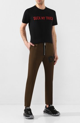 Мужской хлопковые брюки DSQUARED2 хаки цвета по цене 43100 руб., арт. S74KB0404/S41794 | Фото 2 Мужской хлопковые брюки DSQUARED2 хаки цвета, арт. S74KB0404/S41794 | Фото 2