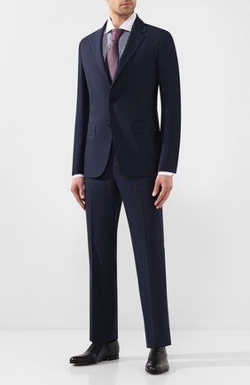 Мужская хлопковая сорочка TOM FORD синего цвета по цене 43300 руб., арт. 7FT771/94SWAX | Фото 2 Мужская хлопковая сорочка TOM FORD синего цвета, арт. 7FT771/94SWAX | Фото 2