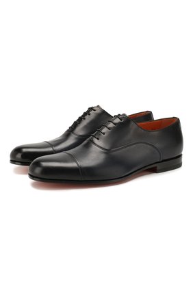 Мужские кожаные оксфорды SANTONI темно-синего цвета по цене 45850 руб., арт. MCAZ16503SA3ESCSU53 | Фото 1 Мужские кожаные оксфорды SANTONI темно-синего цвета, арт. MCAZ16503SA3ESCSU53 | Фото 1