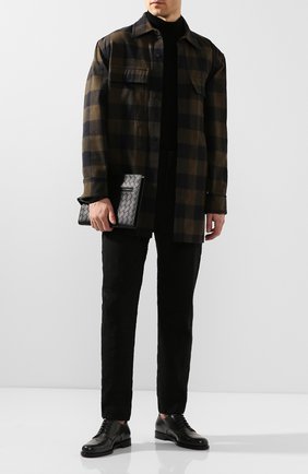 Мужская кожаная папка для документов BOTTEGA VENETA черного цвета по цене 104500 руб., арт. 601056/VCPQ1 | Фото 2 Мужская кожаная папка для документов BOTTEGA VENETA черного цвета, арт. 601056/VCPQ1 | Фото 2