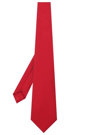 Мужской шелковый галстук LUIGI BORRELLI красного цвета, арт. LC80-B/TT9061 | Фото 2 (Материал: Текстиль, Шелк; Принт: Без принта; Региональные ограничения белый список (Axapta Mercury): RU)