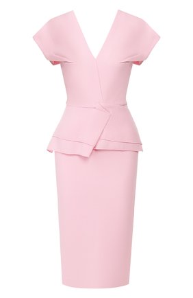 Женское шерстяное платье ROLAND MOURET светло-розового цвета по цене 134000 руб., арт. PS20/S0392/F4044 | Фото 1 Женское шерстяное платье ROLAND MOURET светло-розового цвета, арт. PS20/S0392/F4044 | Фото 1