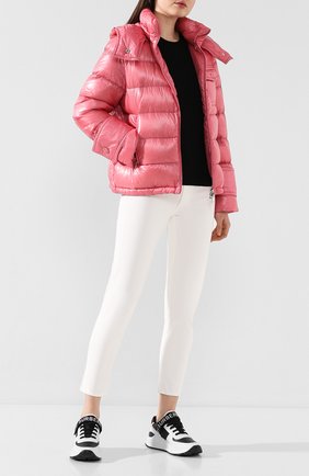 Женский пуховая куртка turquin MONCLER розового цвета по цене 92200 руб., арт. F1-093-1A507-00-C0384 | Фото 2 Женский пуховая куртка turquin MONCLER розового цвета, арт. F1-093-1A507-00-C0384 | Фото 2