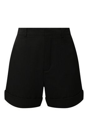 Женские шерстяные шорты SAINT LAURENT черного цвета по цене 79950 руб., арт. 611920/Y173Q | Фото 1 Женские шерстяные шорты SAINT LAURENT черного цвета, арт. 611920/Y173Q | Фото 1