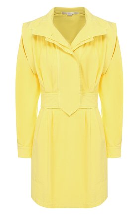 Женское хлопковое платье STELLA MCCARTNEY желтого цвета по цене 180500 руб., арт. 600316/SLA53 | Фото 1 Женское хлопковое платье STELLA MCCARTNEY желтого цвета, арт. 600316/SLA53 | Фото 1