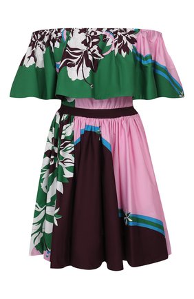Женское хлопковое платье EMILIO PUCCI зеленого цвета по цене 99500 руб., арт. 0ERG45/0E862 | Фото 1 Женское хлопковое платье EMILIO PUCCI зеленого цвета, арт. 0ERG45/0E862 | Фото 1