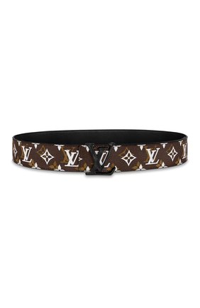 Мужской двусторонний ремень lv shape LOUIS VUITTON коричневого цвета по цене 50000 руб., арт. MP241V | Фото 2 Мужской двусторонний ремень lv shape LOUIS VUITTON коричневого цвета, арт. MP241V | Фото 2