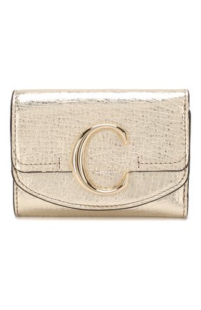 Женские кожаное портмоне chloé c CHLOÉ золотого цвета по цене 24700 руб., арт. CHC20SP058C16 | Фото 1 Женские кожаное портмоне chloé c CHLOÉ золотого цвета, арт. CHC20SP058C16 | Фото 1