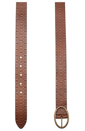 Женский кожаный ремень SAINT LAURENT коричневого цвета по цене 27800 руб., арт. 609018/10M0B | Фото 2 Женский кожаный ремень SAINT LAURENT коричневого цвета, арт. 609018/10M0B | Фото 2