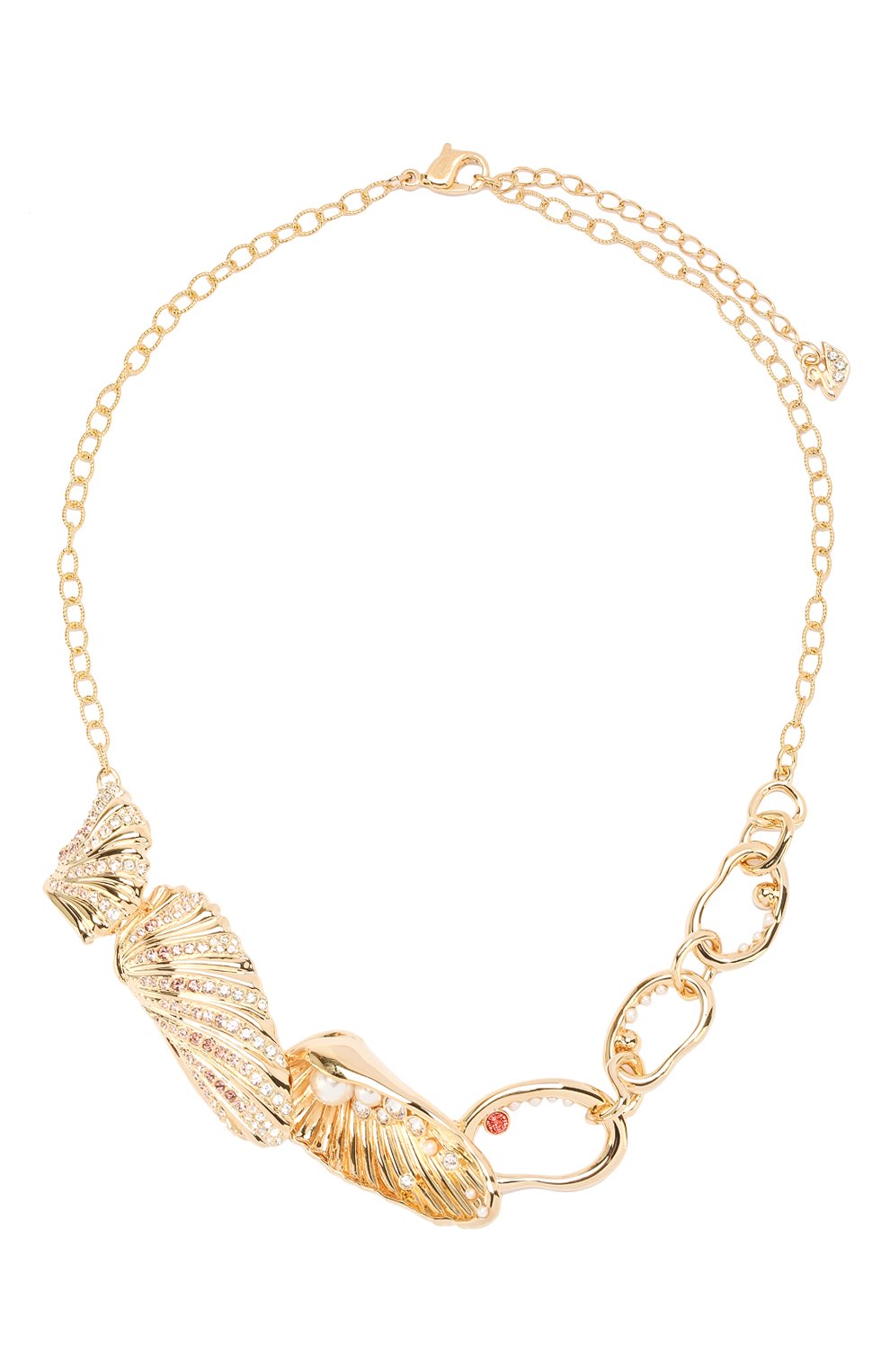 Женское колье shell SWAROVSKI золотого цвета, арт. 5520667 | Фото 1
