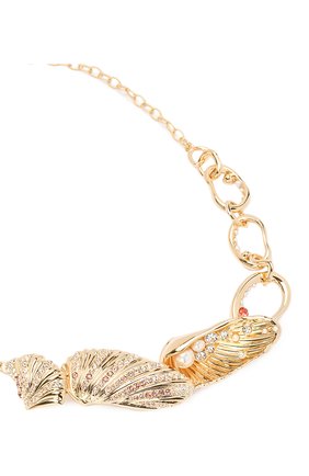 Женское колье shell SWAROVSKI золотого цвета по цене 12890 руб., арт. 5520667 | Фото 2 Женское колье shell SWAROVSKI золотого цвета, арт. 5520667 | Фото 2