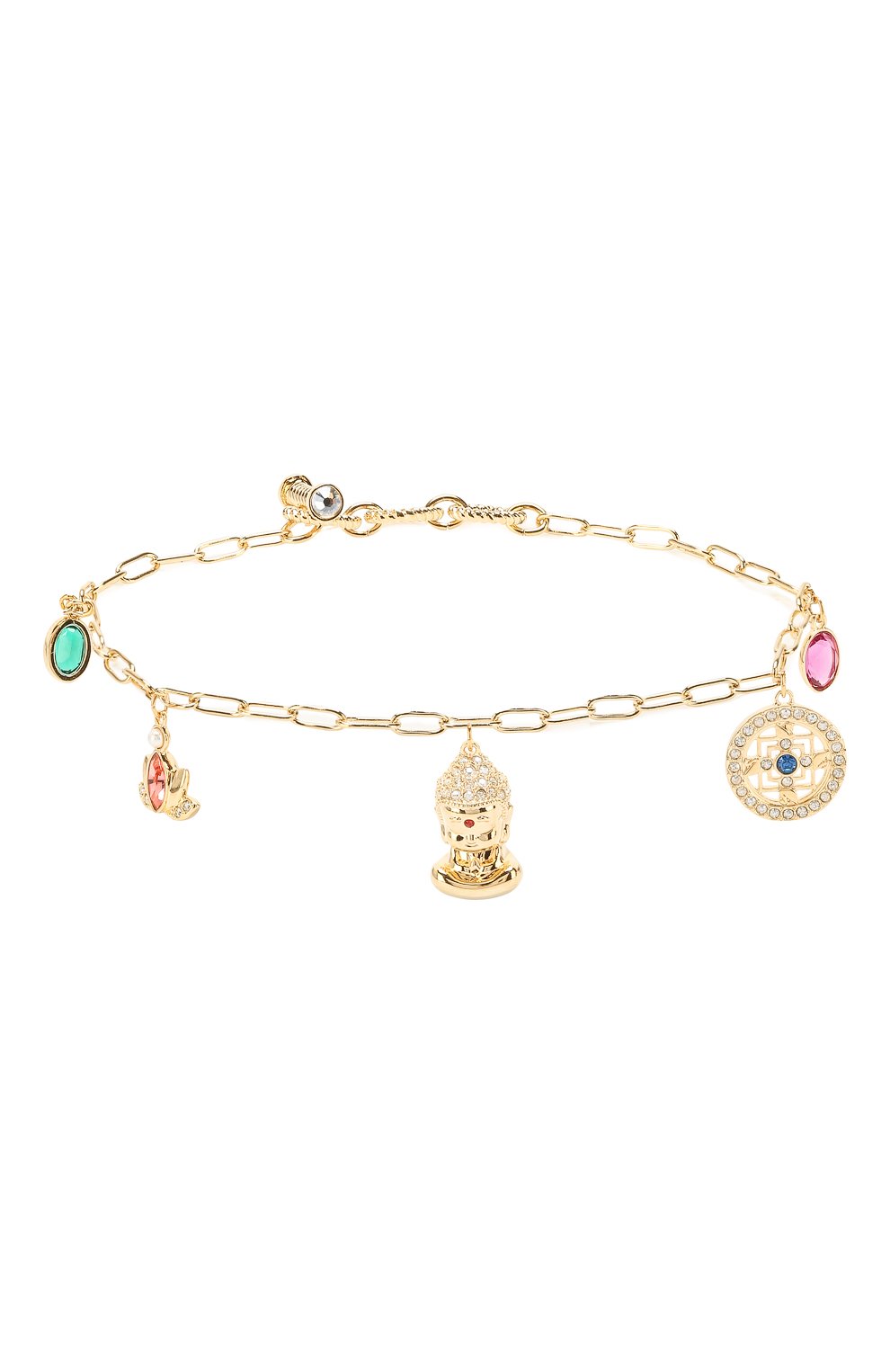Женский браслет symbolic buddha SWAROVSKI золотого цвета, арт. 5514410 | Фото 1
