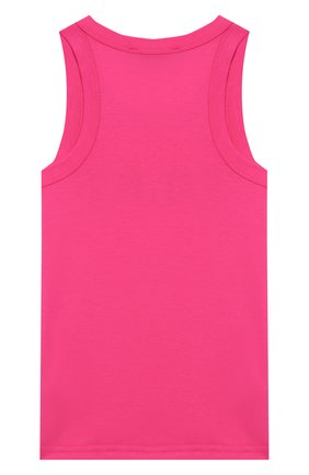 Детский хлопковый топ DKNY розового цвета по цене 3830 руб., арт. D35Q71/476 SS20 | Фото 2 Детский хлопковый топ DKNY розового цвета, арт. D35Q71/476 SS20 | Фото 2