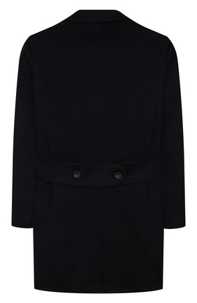 Детское двубортное пальто из кашемира KITON черного цвета, арт. USB031CK01140 | Фото 2 (Рукава: Длинные; Материал подклада: Купро; Материал внешний: Шерсть, Кашемир; Стили: Классический; Длина (верхняя одежда): Длинные; Кросс-КТ: Сезон: демисезон)