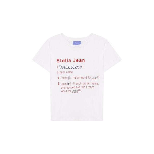 фото Хлопковая футболка stella jean kids