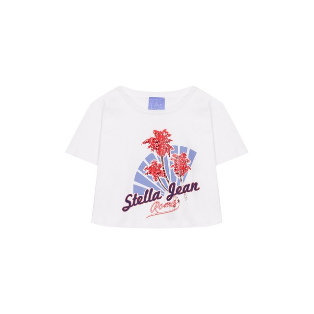 Хлопковая футболка Stella Jean Kids 10860199