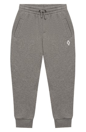 Детские хлопковые джоггеры MARCELO BURLON KIDS OF MILAN серого цвета по цене 11300 руб., арт. 20E/B/MB/3000/0021/2-6Y | Фото 1 Детские хлопковые джоггеры MARCELO BURLON KIDS OF MILAN серого цвета, арт. 20E/B/MB/3000/0021/2-6Y | Фото 1