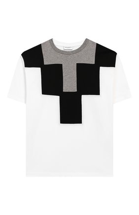 Детская хлопковая футболка MARCELO BURLON KIDS OF MILAN белого цвета по цене 9495 руб., арт. 20E/B/MB/1122/0010/8-14Y | Фото 1 Детская хлопковая футболка MARCELO BURLON KIDS OF MILAN белого цвета, арт. 20E/B/MB/1122/0010/8-14Y | Фото 1